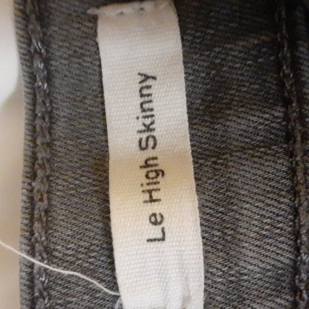 Frame Women's Jeans Denim Gray Le High  Skinny Jeans with Tapered Leg Size 26 - Picture 6 of 6
